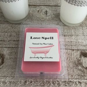 Love Spell Soy Wax Cubes 6 Piece Clamshell